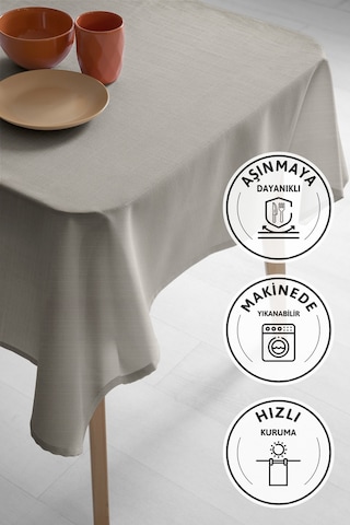 Nayra Keten Masa Örtüsü 160x220 - Vizon Vizon