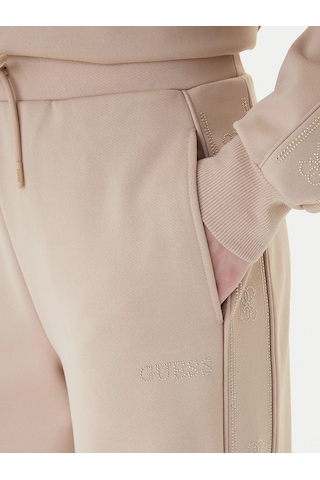 Guess Octavia Kadın Aktif Palazzo Fit Kadın Eşofman Altı V5bb12kcx22 Bej