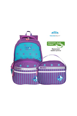 Kidessa 1044 Anatomik İlkokul Çantası - NKT01044-mor mavi-TEK EBA