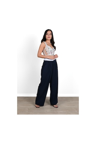 Koza Butik Kadın İspanyol Paça Yüksek Bel Pantolon 6248-24 001
