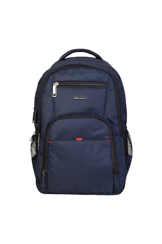 Dada Laptop Bölmeli 15.inç Su Geçirmez Kumaş Günlük Okul Sırt Çantası Lacivert