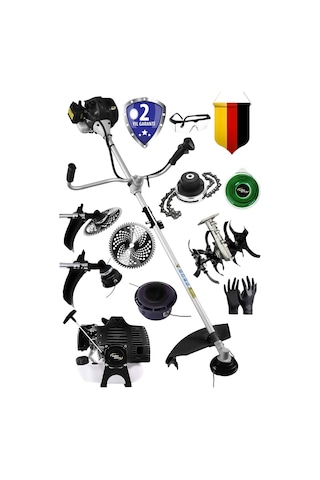 Lieber German LGTC2100 Yan Tipi Çim Biçme Tırpan Makinesi