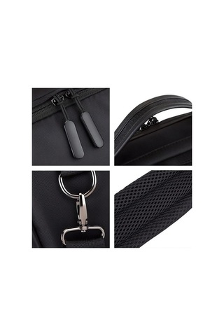 Createtech Kahverengi İş Dizüstü Çantası, 15.6" Kaliteli Naylon, Usb Şarjlı, Büyük Kapasite Kahverengi