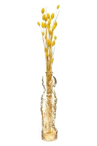 Amber Rengi El Yapımı Venüs Vazo - 25 Cm 6998