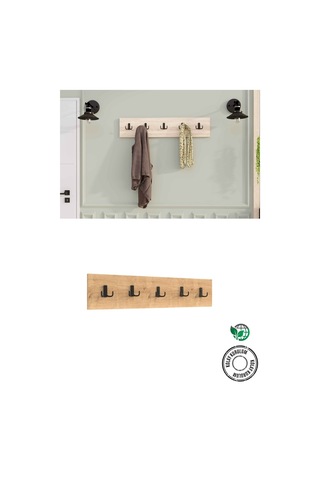 Decormet 5li Askılık Safir Meşe Diğer