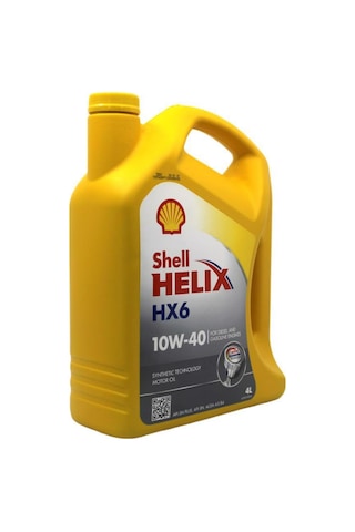 Shell Helix HX6 10W-40 Sentetik Motor Yağı 4 L