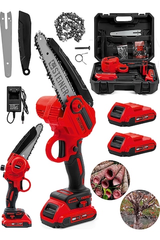 Steiner 198 Vf 10 Ah 25 Cm Bakır Sargı Akülü Dal Kesme Budama Red