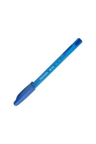 Inkjoy 100 1.00mm Kapaklı Mavi Tükenmez Kalem 100 Lü Çok Renkli