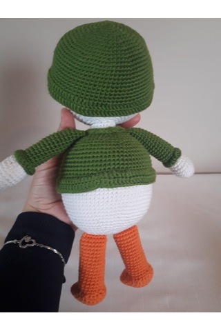Amigurumi Yeşil Ördek Oyuncak