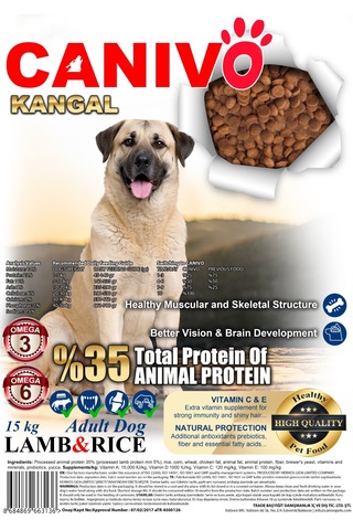 Kangal Köpek Maması 15 Kg