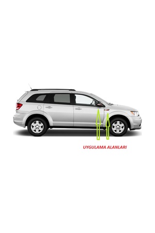 Fiat Freemont Yan Aynalar Ve Çamurluk Yanı Damla Desen Bıçak Logo