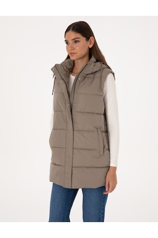 Pierre Cardin Kadın Vizon Mont Yelek 50309044-vr052 Vizon