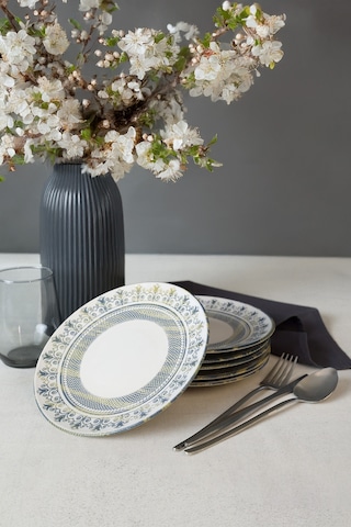 Keramika Professional Mirabella Ege Pasta Tabağı 20 Cm 6 Adet 23471 Çok Renkli