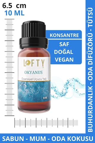 Lofty Okyanus Uçucu Yağ Buhurdanlık Esansı Oda Kokusu 10 ML
