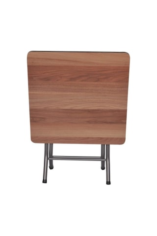 Ahşap Desenli Katlanabilir Masa 60 60 Diğer