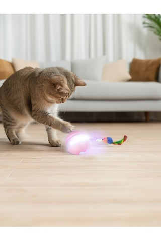 Runaway Şarjlı Akıllı Kedi Topu Hareket Sensörlü Oyuncak