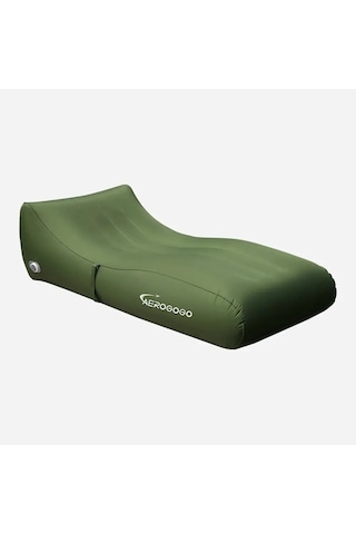 Aerogogo Gıga Lounger Su Geçirmez Hava Pompalı Otomatik Şişen Yatak - Ps2 Haki