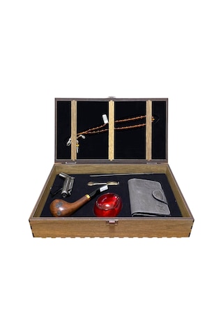Pipsan Pipo Ahlat Ağacı Balsa Filitreli Çakmaklı Cüzdanlı Tesbihli Set 605728-509164