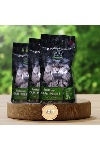 Happy Cat Litter Topaklaşan Çam Peleti Kedi Kumu 3 x 10 L