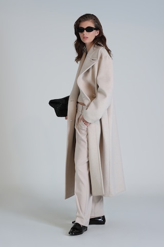 Lufian Burnıe Kadın Palto Bej Bej 122150002100550 Bej