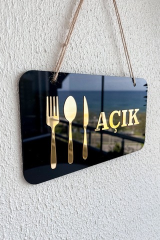 Restoranlar Ve Lokantalar İçin Açık / Kapalı Kapı Tabelası