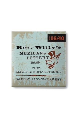 Jim Dunlop Rwn0840 Rev. Willy's Lottery Brand Elektrik Gitar Teli .008-.040