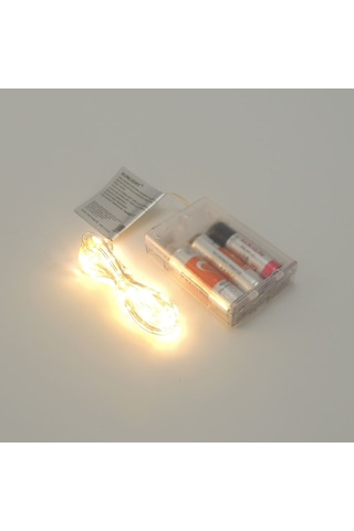 Pilli Peri Led Işık Yılbaşı Ağaç Bahçe 3m Tel Işık Gün Işığı