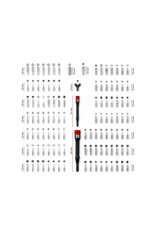 Einhell Hassas Bits Set 114 Parça - 49115040