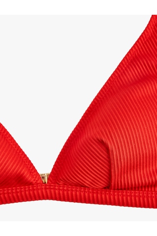 Koton Dokulu V Yaka Bralet Bikini Üst Kırmızı 6sak10178mm