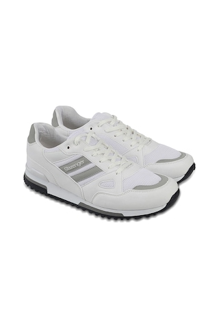 Slazenger Maroon I Büyük Beden Sneaker Erkek Ayakkabı Beyaz /