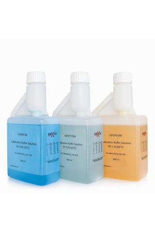 Ph Metre Kalibrasyon Sıvısı Seti 500 Ml 3 Adet - Standart Buffer Solüsyonu Ph Metre Kalibrasyon Sıvısı Seti 500 Ml 3 Adet - Standart Buffer Solüsyonu