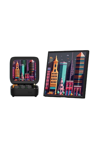 Divoom Ditoo Pro Siyah Bluetooth Hoparlör Ve Pixoo-64 Led Ekran Seti
