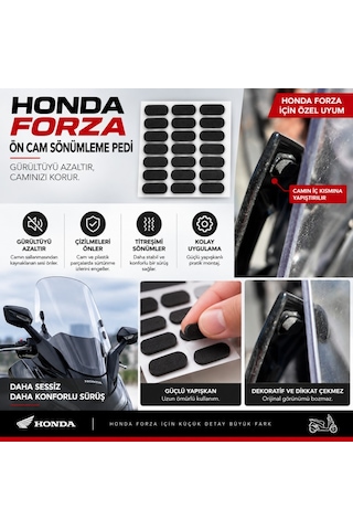 Honda Forza Ön Cam Ses Kesici Koruyucu Lastik