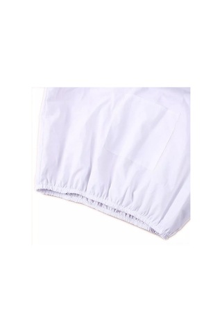 Geeksen Arı Çiftliği 4'lü Takım: Yarı Vücut Arı Giysi, Koruyucu Eldiven, Çerçeve Tutucu Ve Arı Fırçası - Yeni Başlayanlar İçin Tam Zirve Seti Beyaz