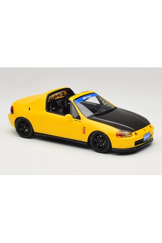 1:18 Otto 1996 Honda Civic Del Sol Spoon Phoenix Yellow