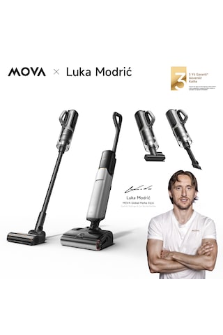 MOVA X4 Mix 20.000 PA Emiş Gücü Islak Kuru Süpürge