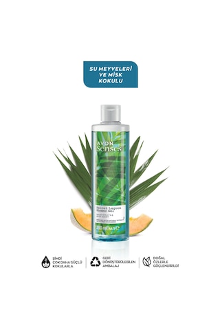 Avon Senses Secret Lagoon Su Meymeleri ve Misk Kokulu Duş Jeli 250 ML