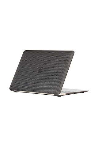 Apple Uyumlu MacBook Pro 13.3' 2020 2021 A2338 A2251 A2289 Karbon Fiber Desenli Kapak 001