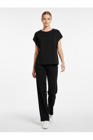 Xint Siyah Pamuk Dokulu Oversize Sweat Pantolon 470535