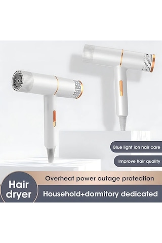 2024 Yeni Profesyonel Saç Kurutma Makinesi Yüksek Güç Kızılötesi Anyon Çekiç Güçlü Soğuk White