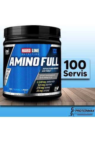 Hardline Amino Full 300 Tablet - Kompleks Amino Asit (214290045)