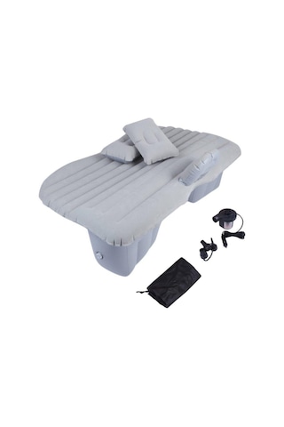 Araç İçi Şişme Yatak Araba Arka Koltuk Yatağı +  Şişirme Pompası