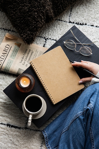 A5 Kraft Karton Kapak 70 Yaprak 110 Gram Çizgili Not Defteri Çizgili Kraft