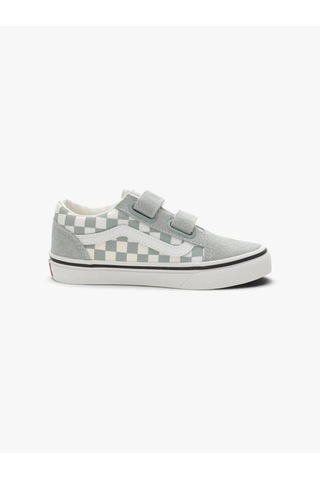 Vans Old Skool V Unisex Çocuk Gri Spor Ayakkabı - Vn000cya