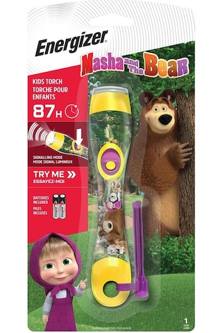 Energizer Lp491 Maşa Ve Koca Ayı Led El Feneri Siyah