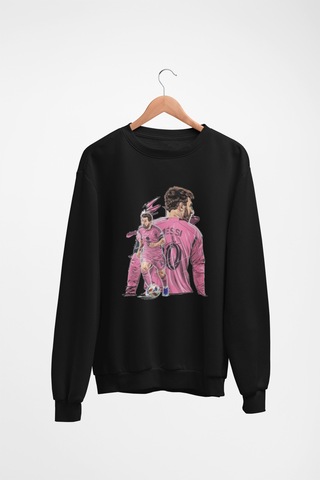 Magors Stıl-x Messi Baskılı Erkek Çocuk Sweatshırt Siyah