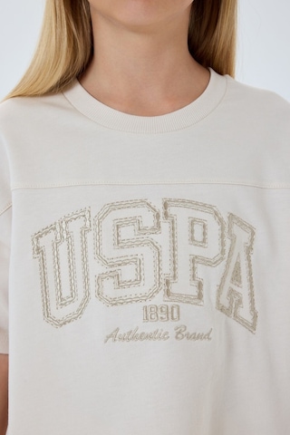 U.s. Polo Assn. Kız Çocuk Krem Bermuda Takım KREM