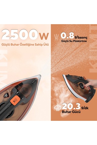 Kumtel HMU-07 Kablosuz Buharlı Ütü