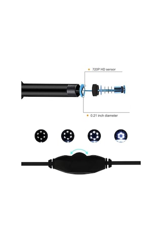 Kulak Temizleme Aracı Kaşık Hd Kamera Aracı Usb Tipi C Soket Win
