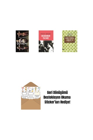 Toplu Oyunlar Ciltli + Okurunun Yazarı + Damla Damla Günler 4 + Okuma Sticker'ları